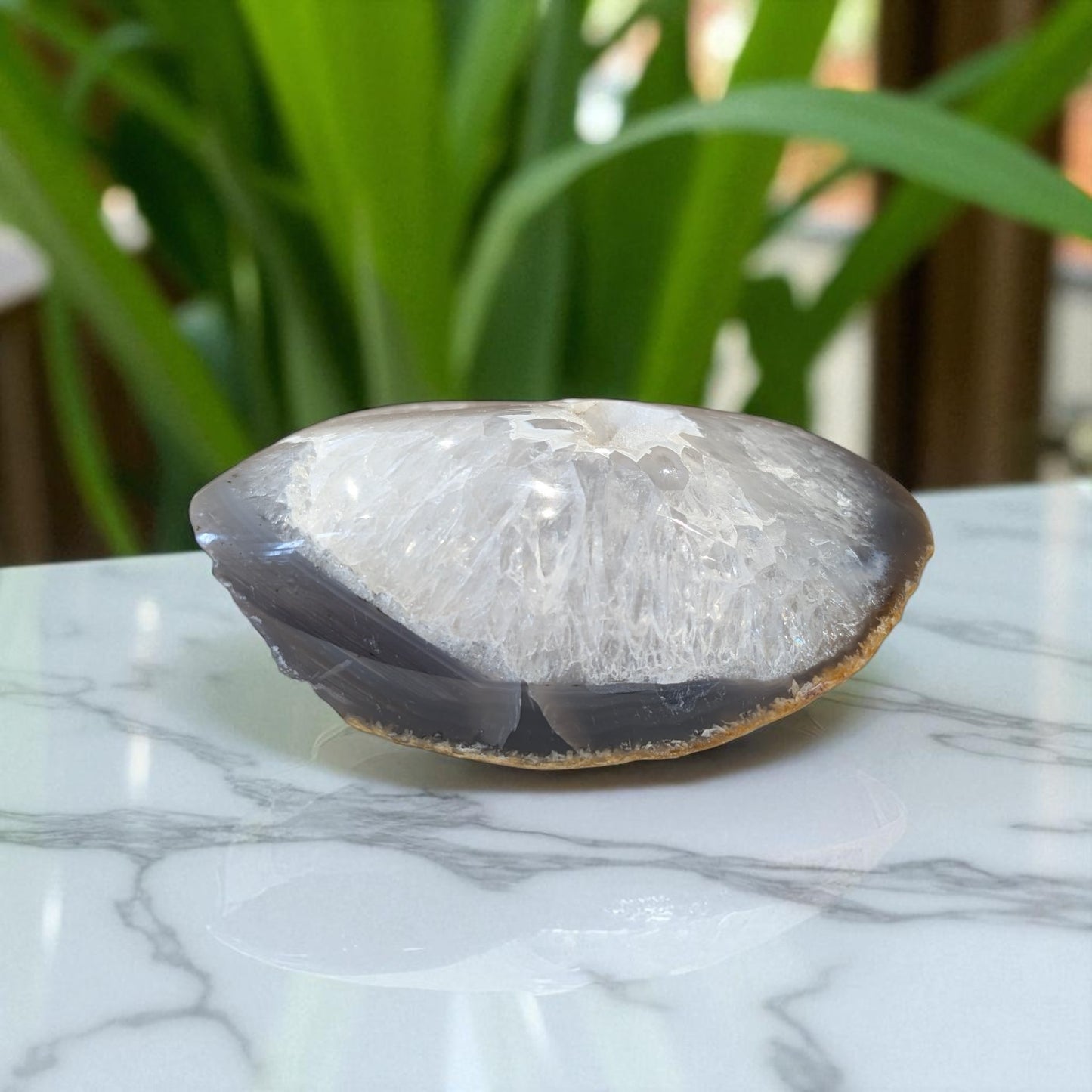 Agate- 12cm x 5cm on marble top 2
