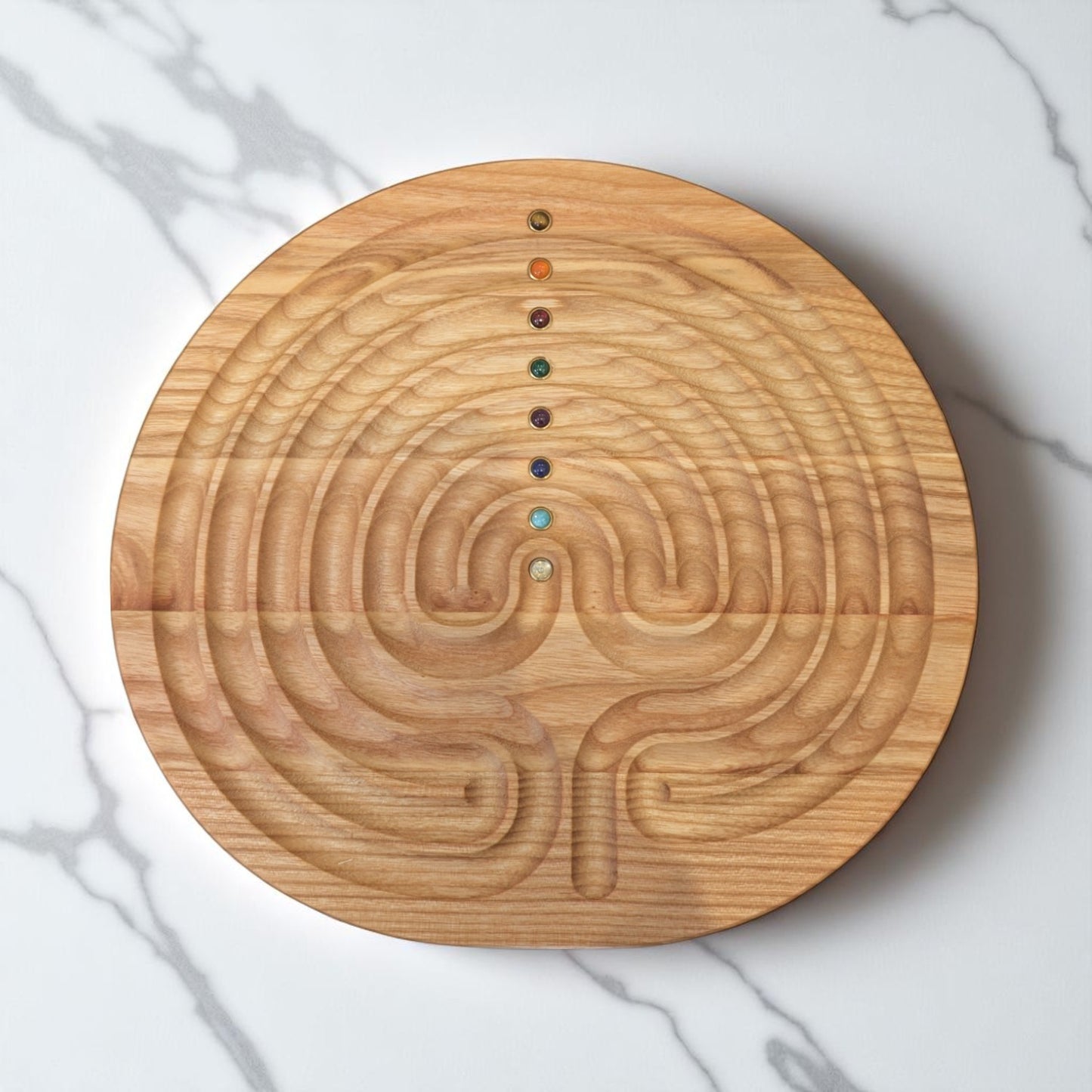 Ash wood Chakra Labyrinth