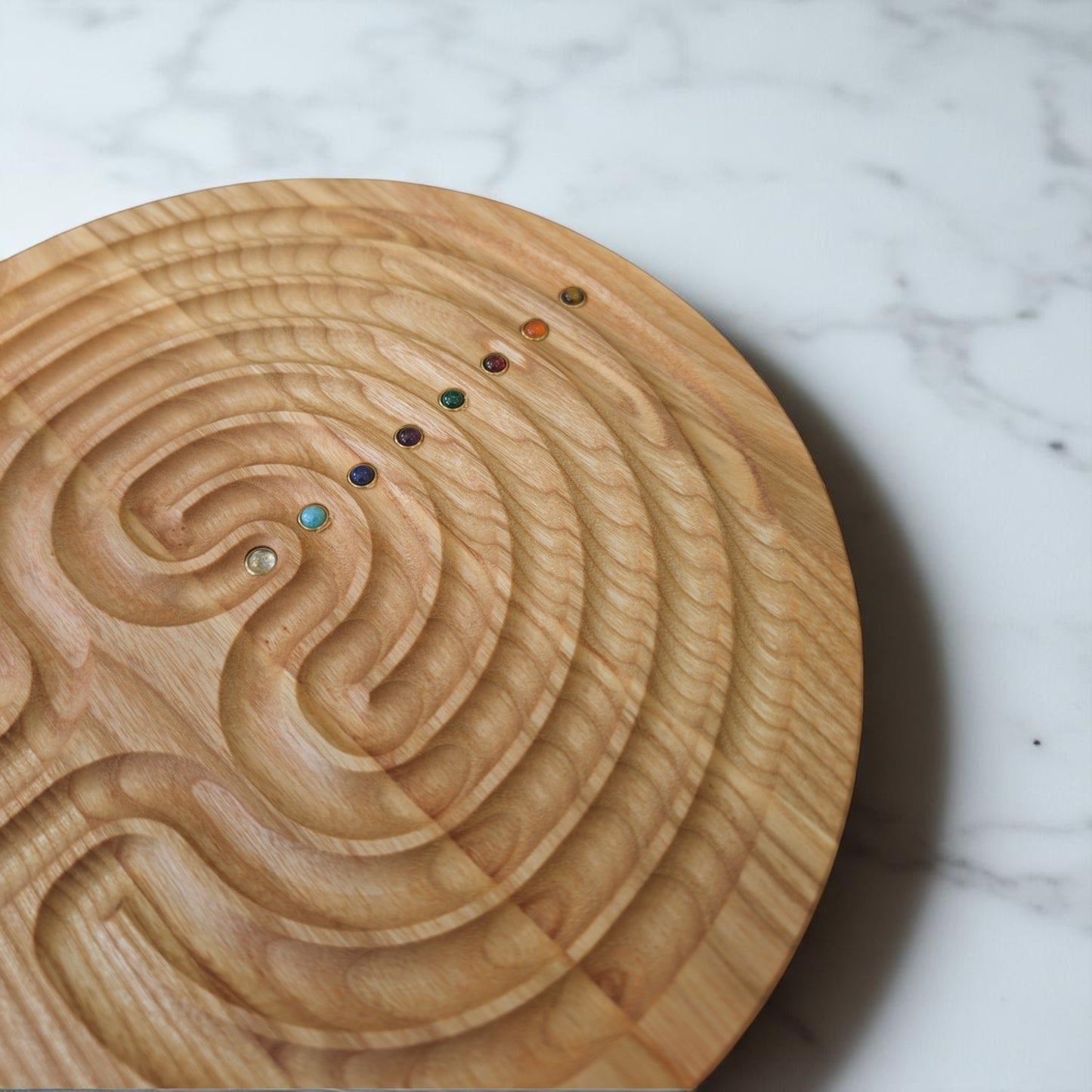Ashwood Chakra Labyrinth close up