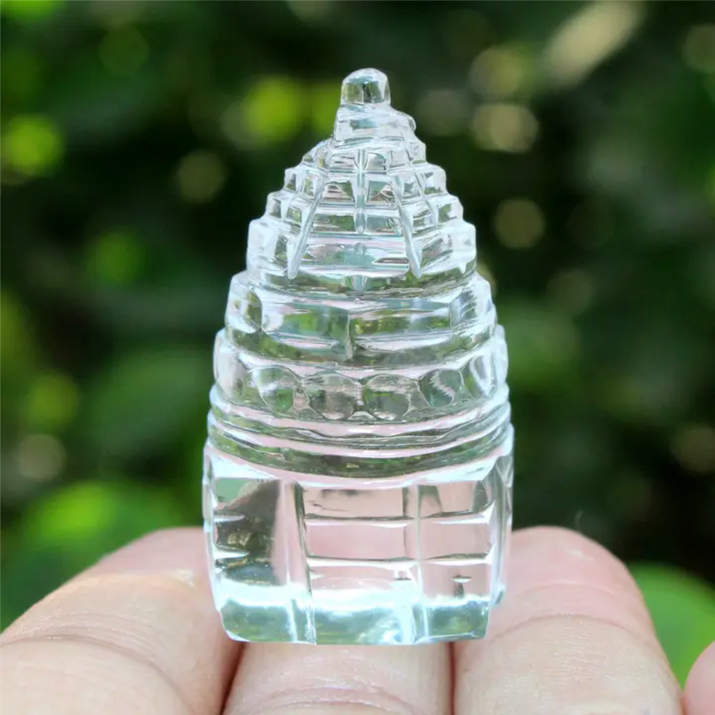 Clear Quartz Sri Yantra