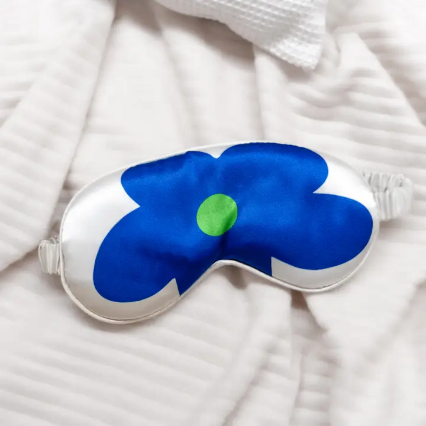 Flower Sleep Mask - Blue