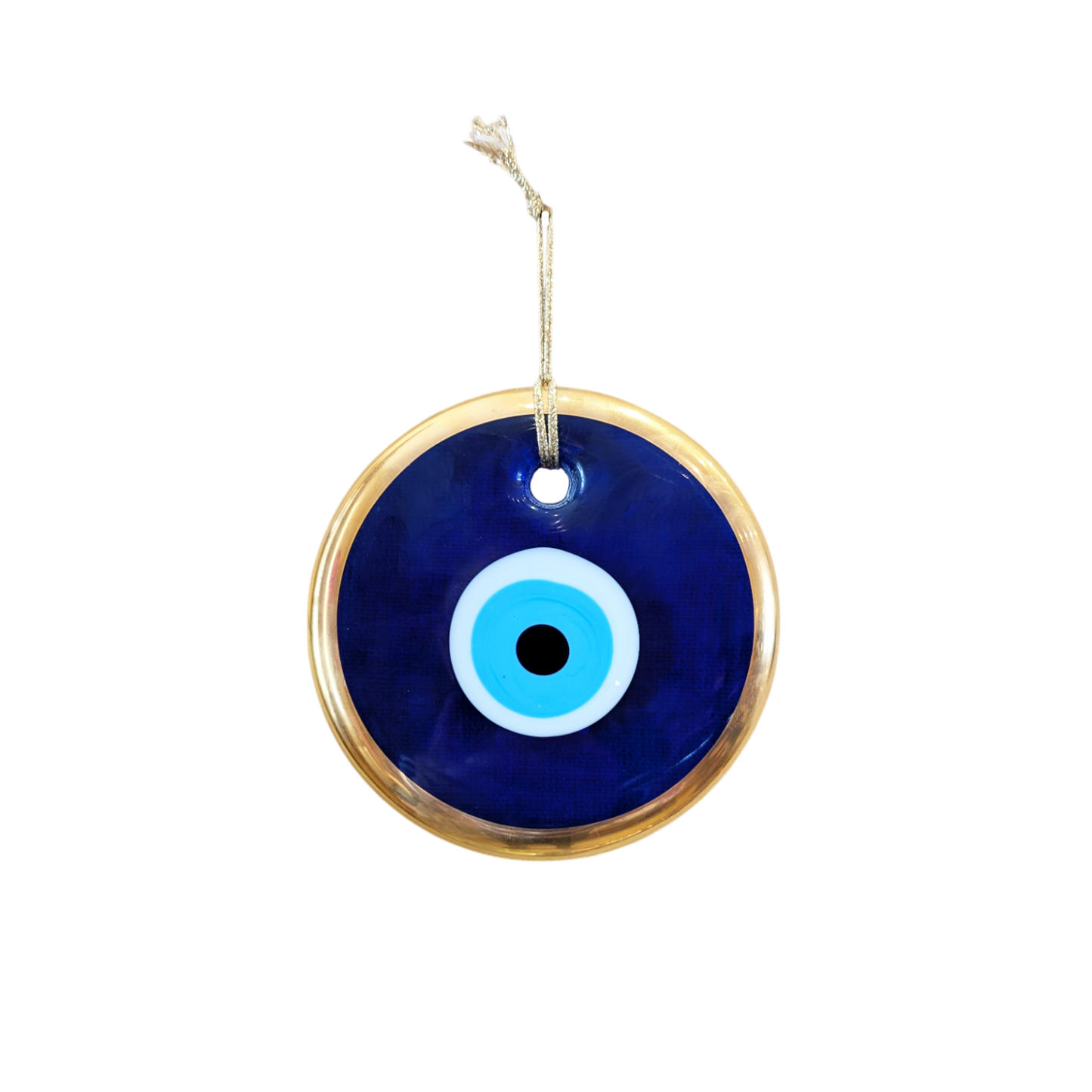 Gold Rimmed Evil Eye Wall Hanger