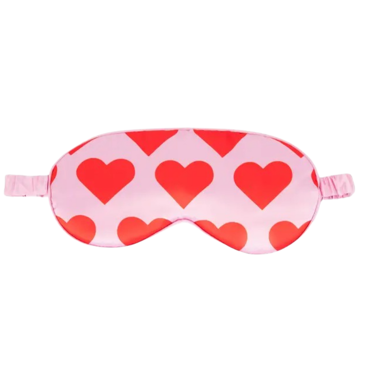 Hearts Sleep Mask - Red