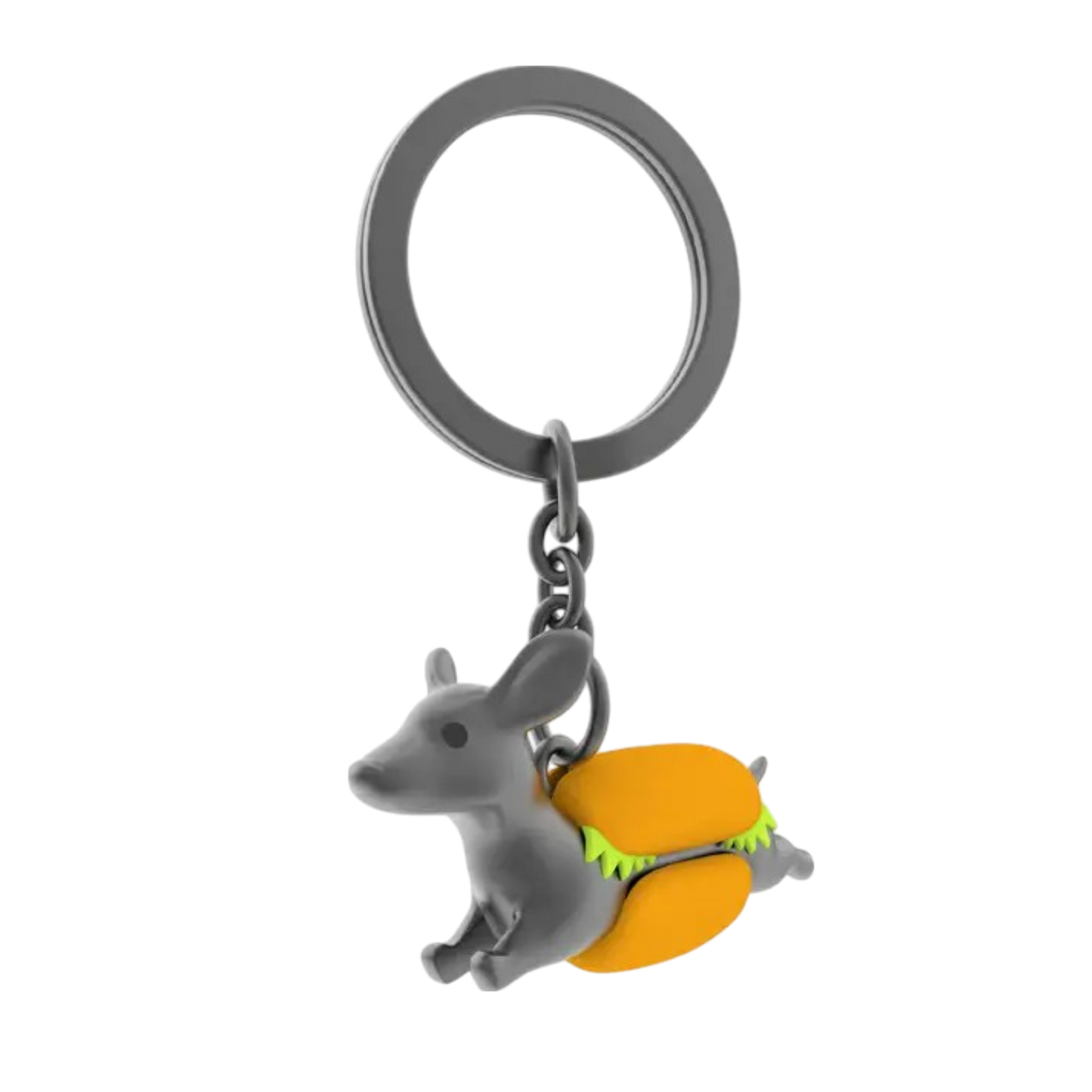 Hotdog Dachsund Key RIng