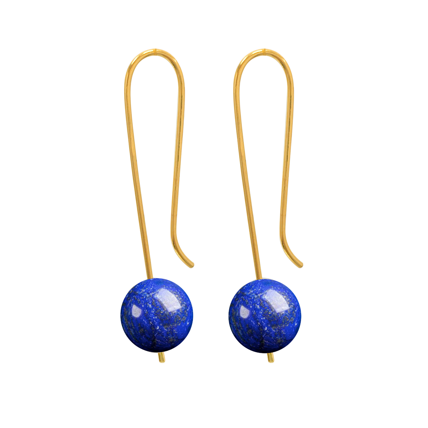 Lapis Lazuli Drop Earrings- Handmade
