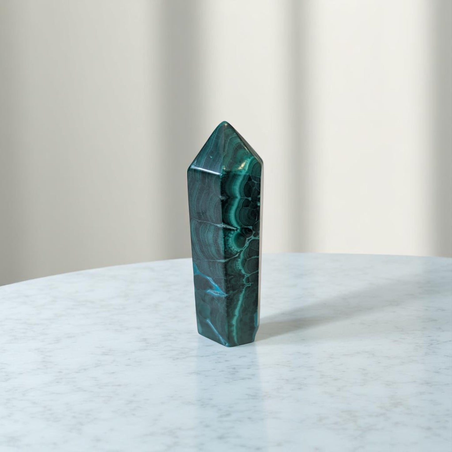 Malachite Obelisk - 8cm Tall