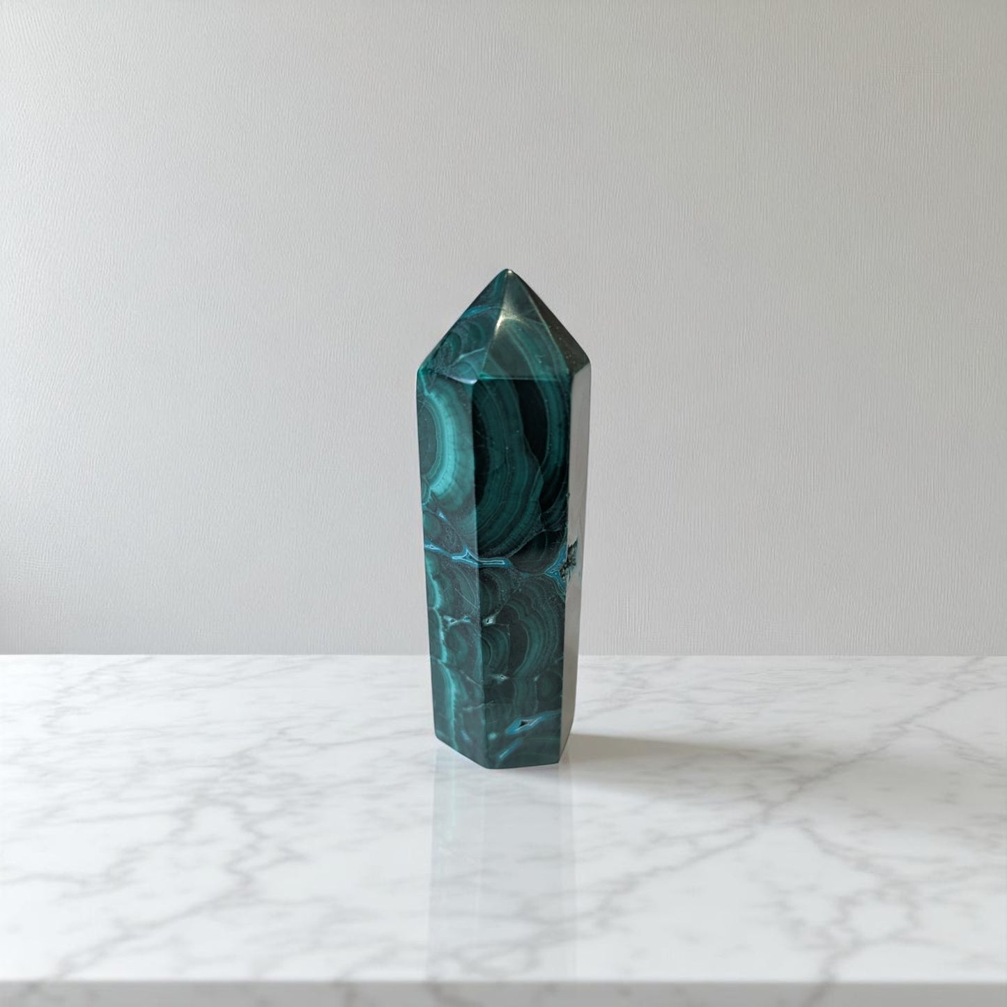 Malachite Obelisk - 8cm Tall