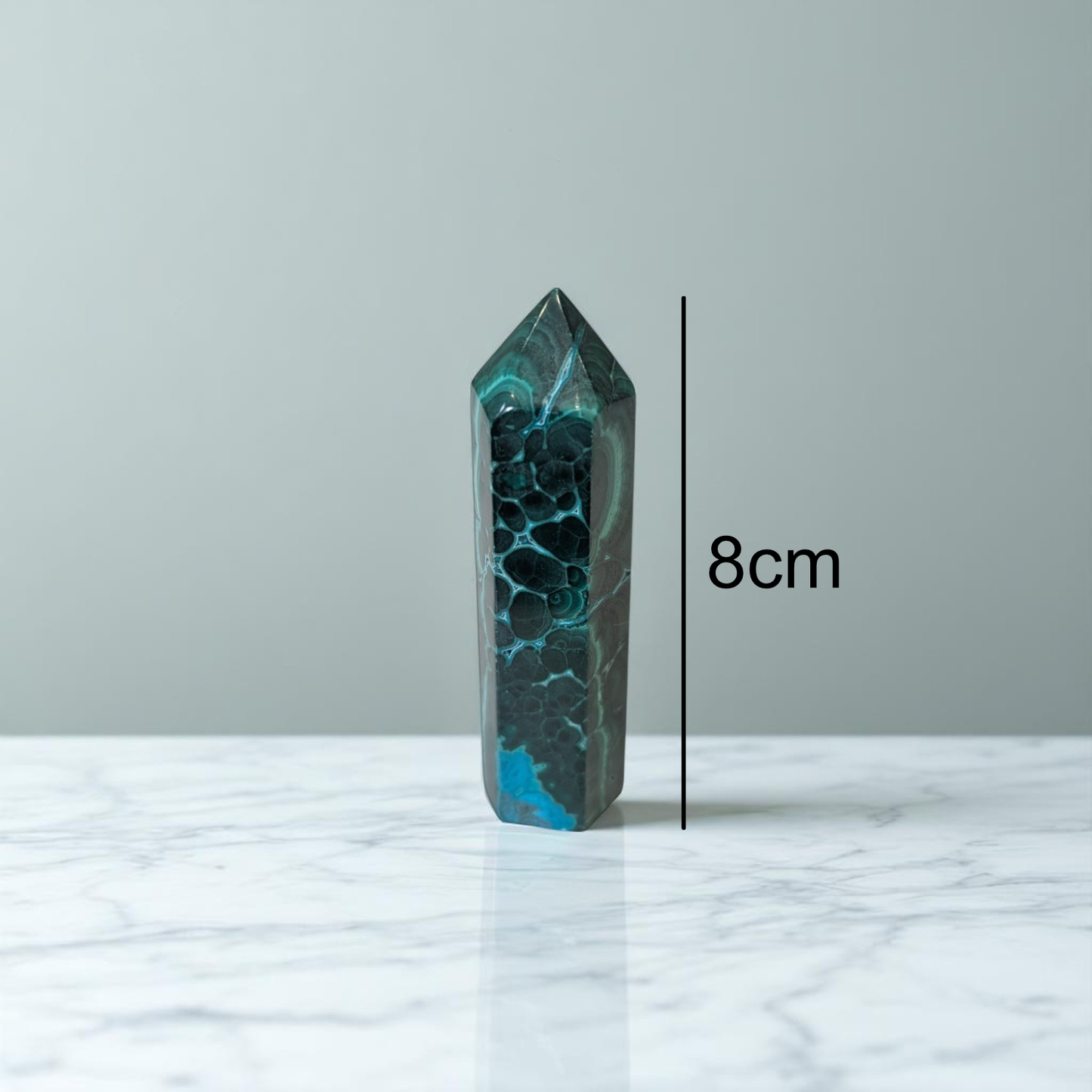 Malachite Obelisk - 8cm Tall