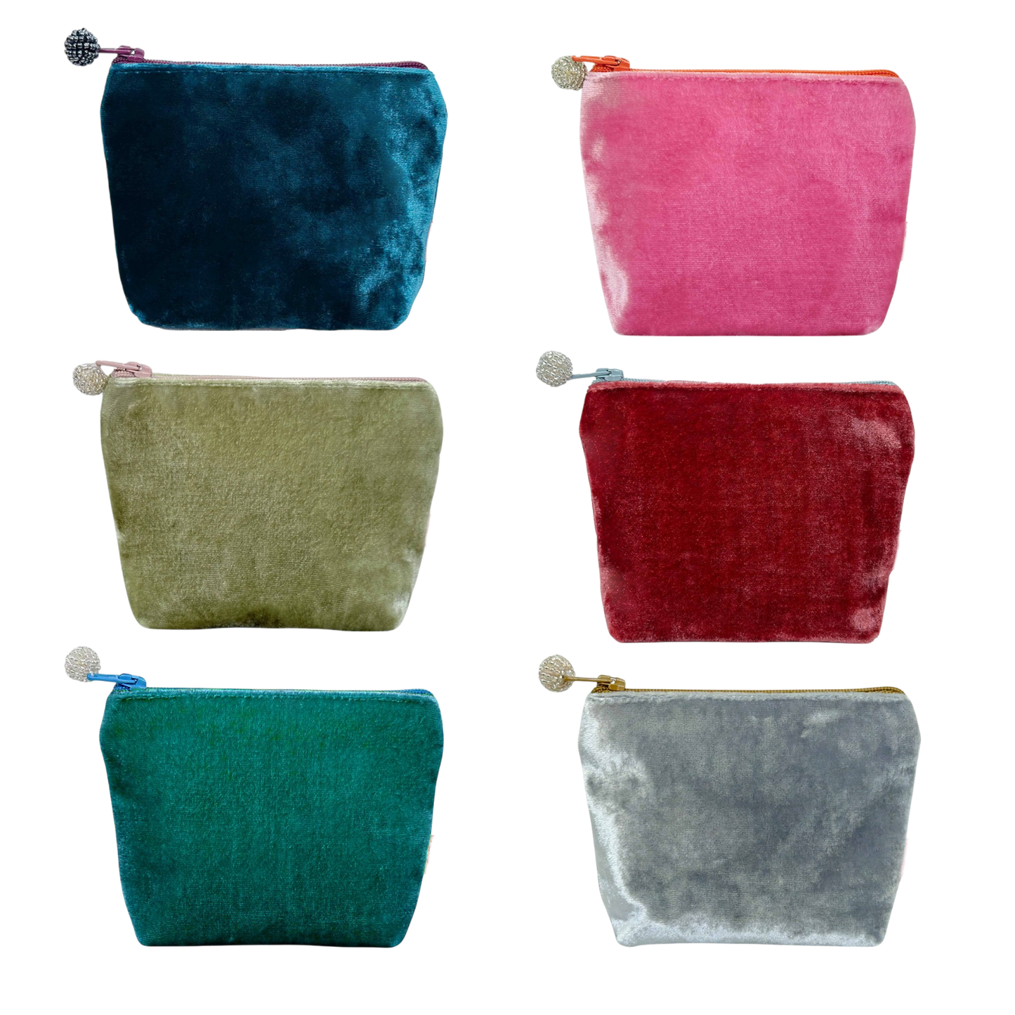 Velvet Mini Pouch/Purse - 12cm x 9cm