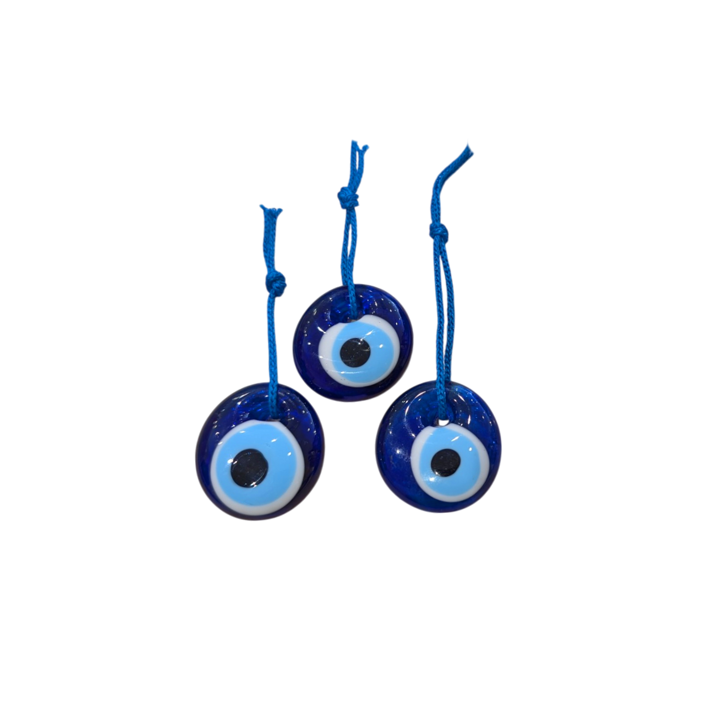 Set of 3 Glass Evil Eyes