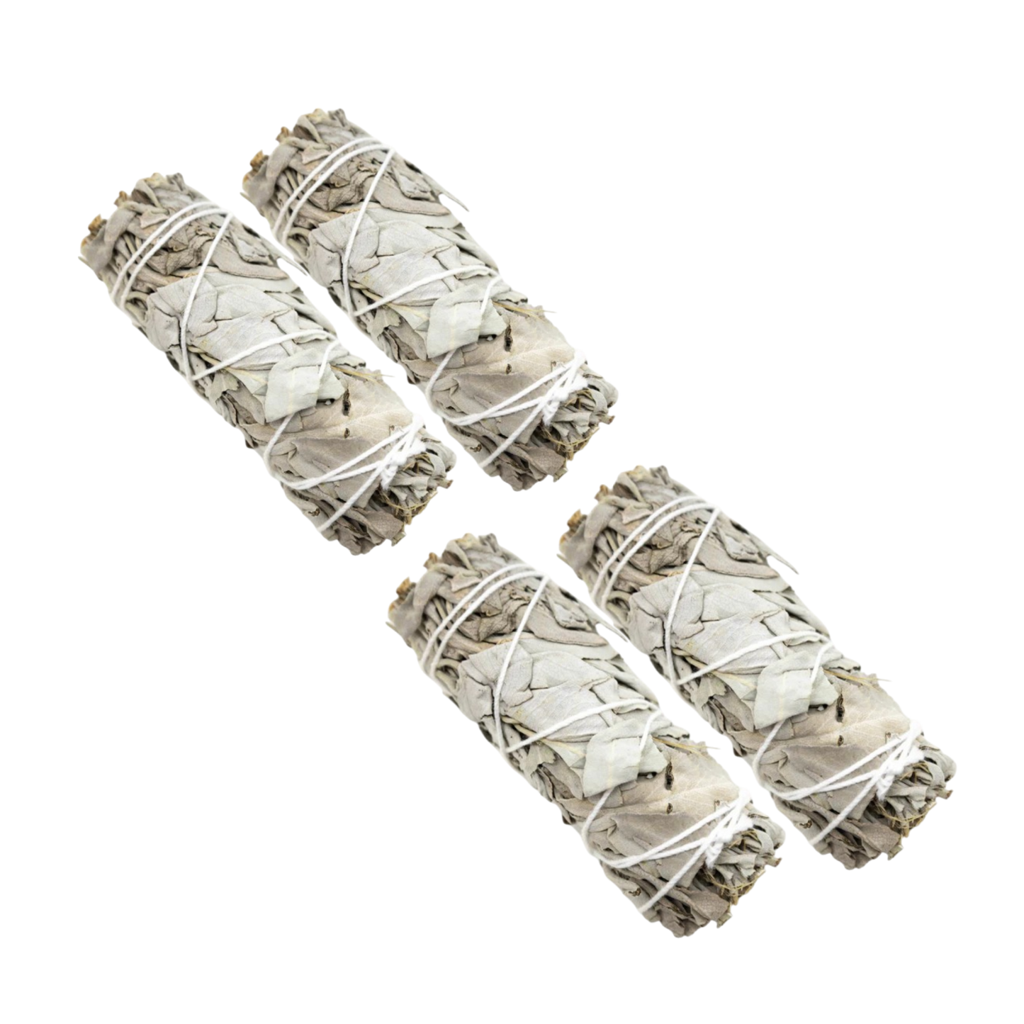 White Sage Smudge Stick - 4" - Pack of 4