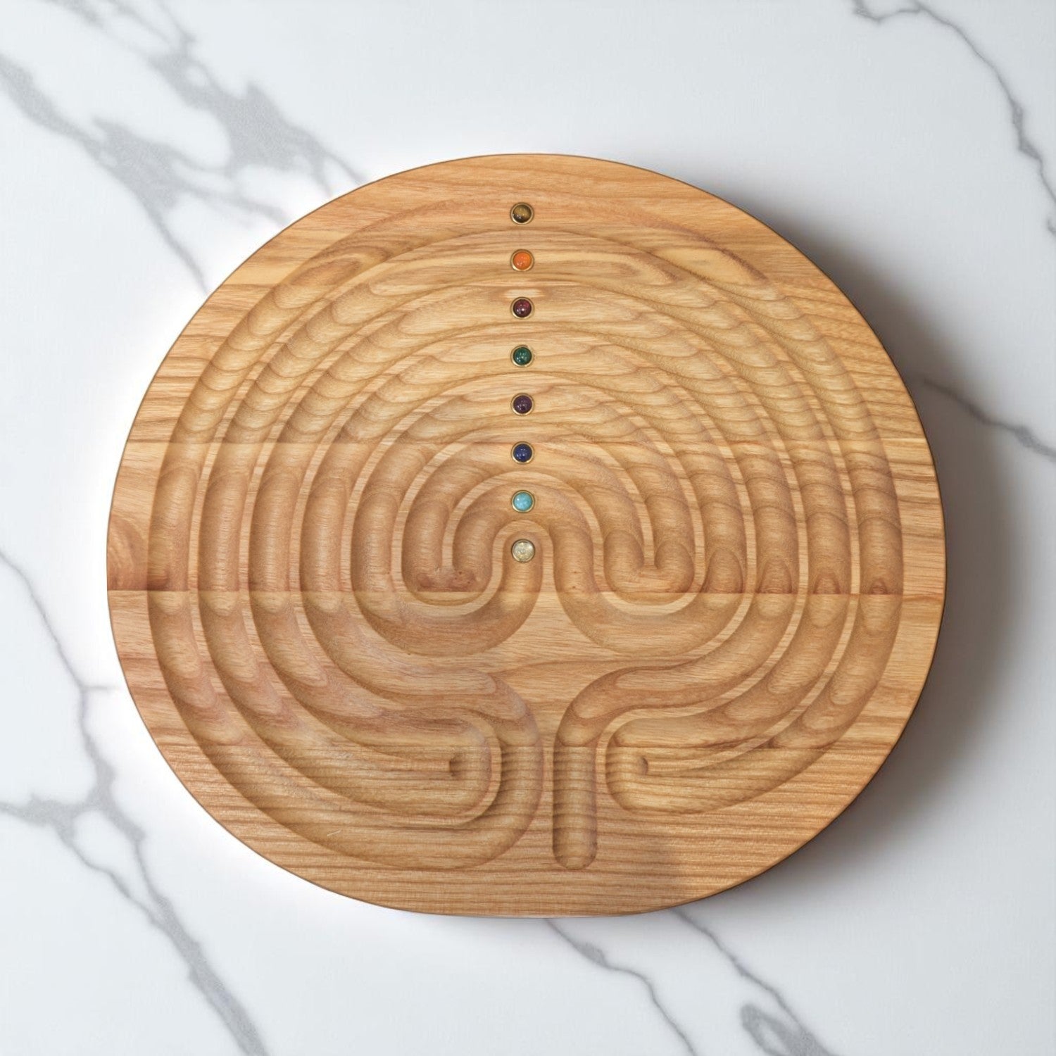 Ash wood Chakra Labyrinth