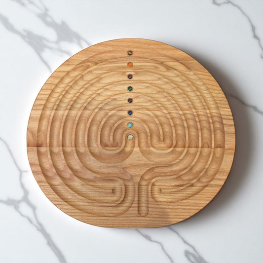 Ash wood Chakra Labyrinth