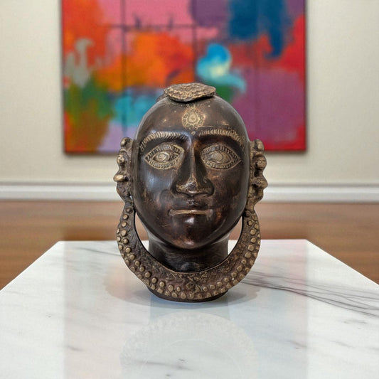 Bronze Gauri Head