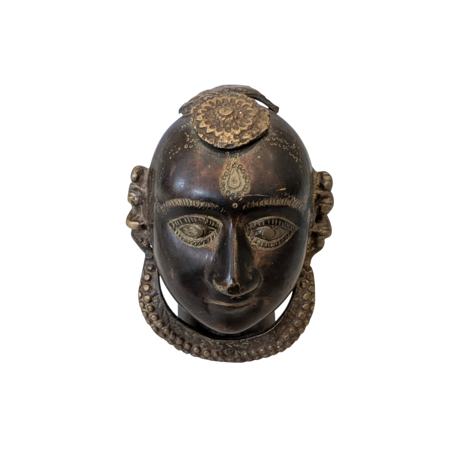 Bronze Gauri Head Front top