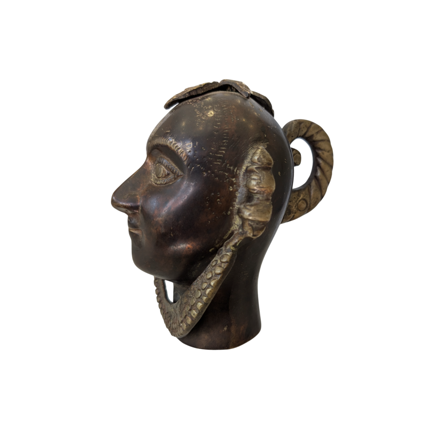 Bronze Gauri Head Side