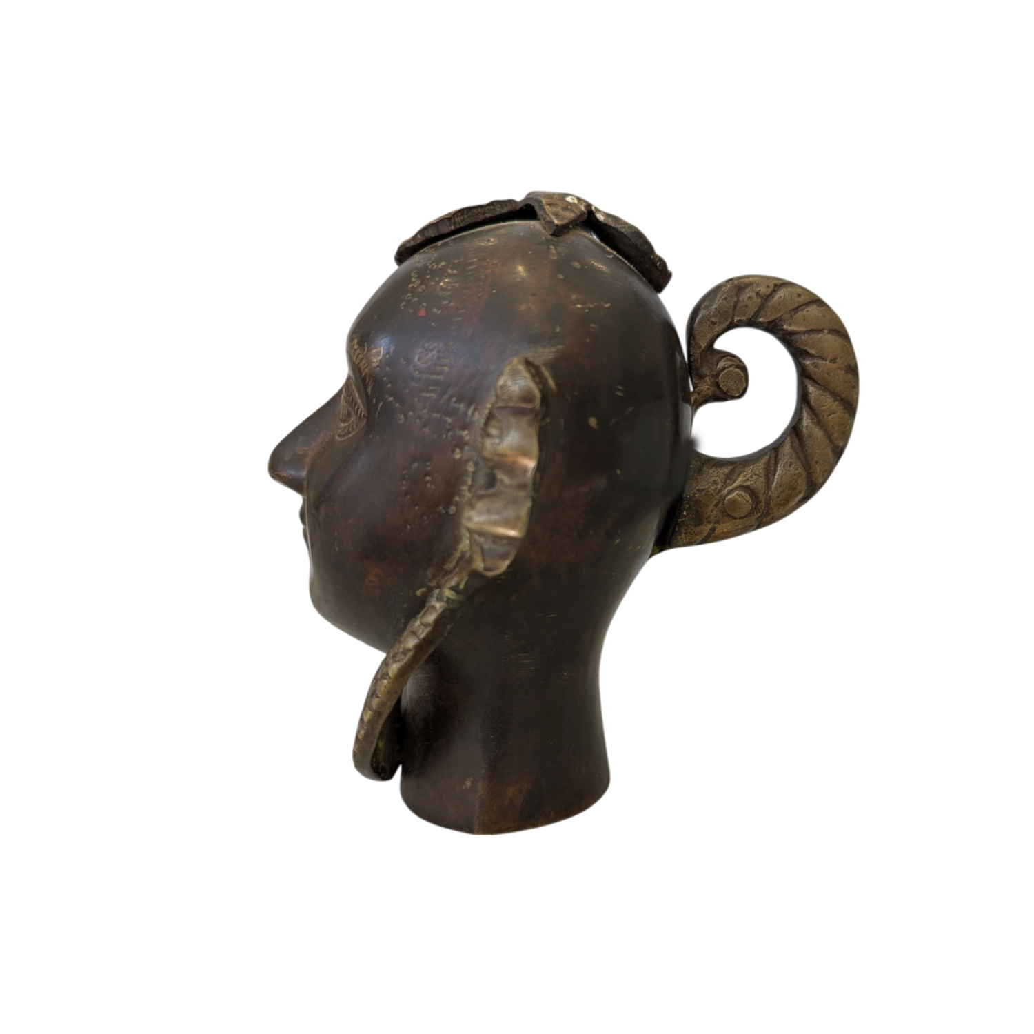 Bronze Gauri Head side 2