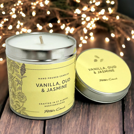Calm Wellness Candle with Vanilla, Oud & Jasmine