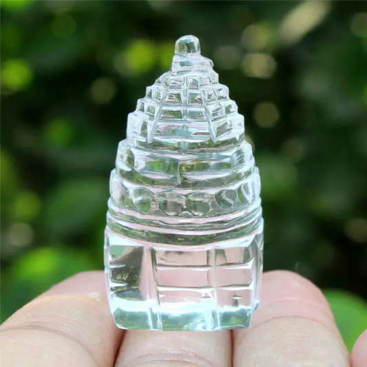 Clear Quartz Sri Yantra