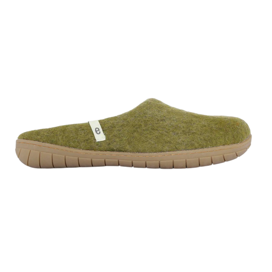 EGOS Rubber Sole Slipper - Moss Green