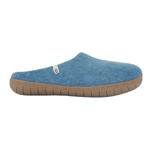 EGOS Rubber Sole Slipper - Sea Blue