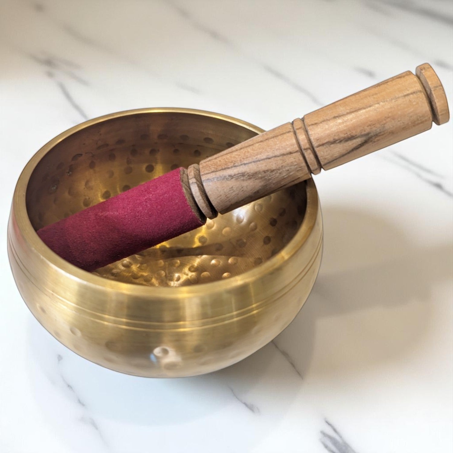 Hammered singing bowl