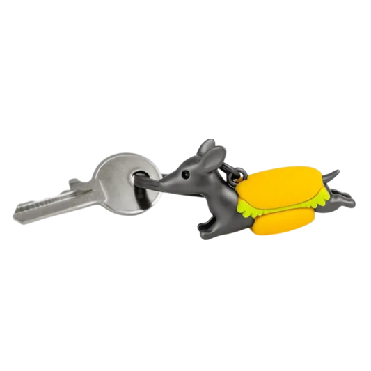 Hotdog Dachsund Key RIng