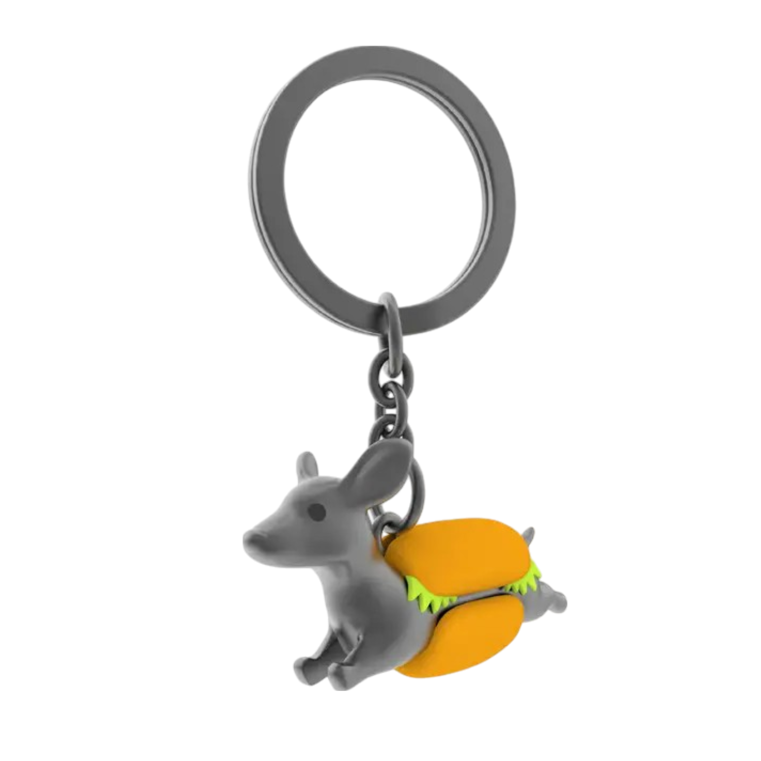 Hotdog Dachsund Key RIng