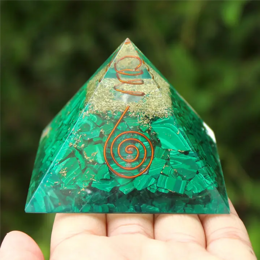 Malachite Orgonite Pyramid