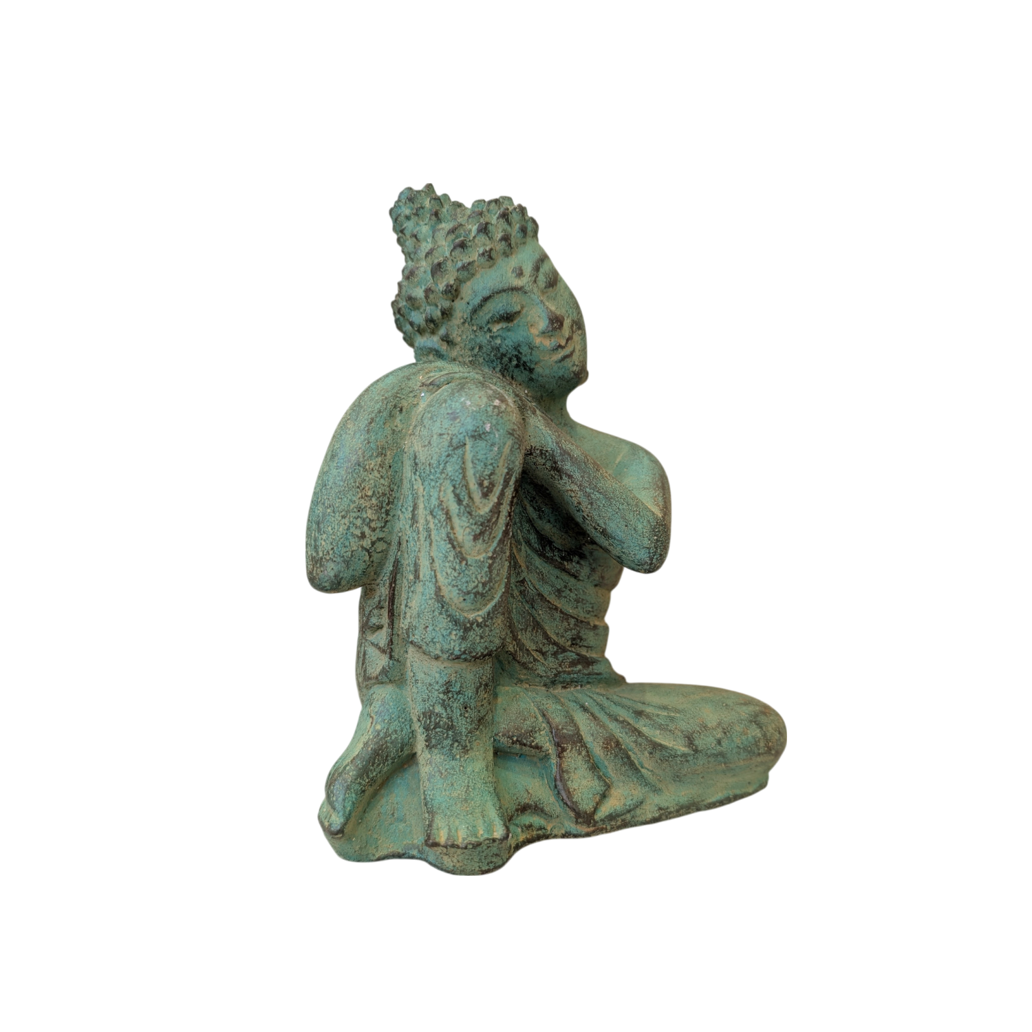 Sandstone Buddha side view