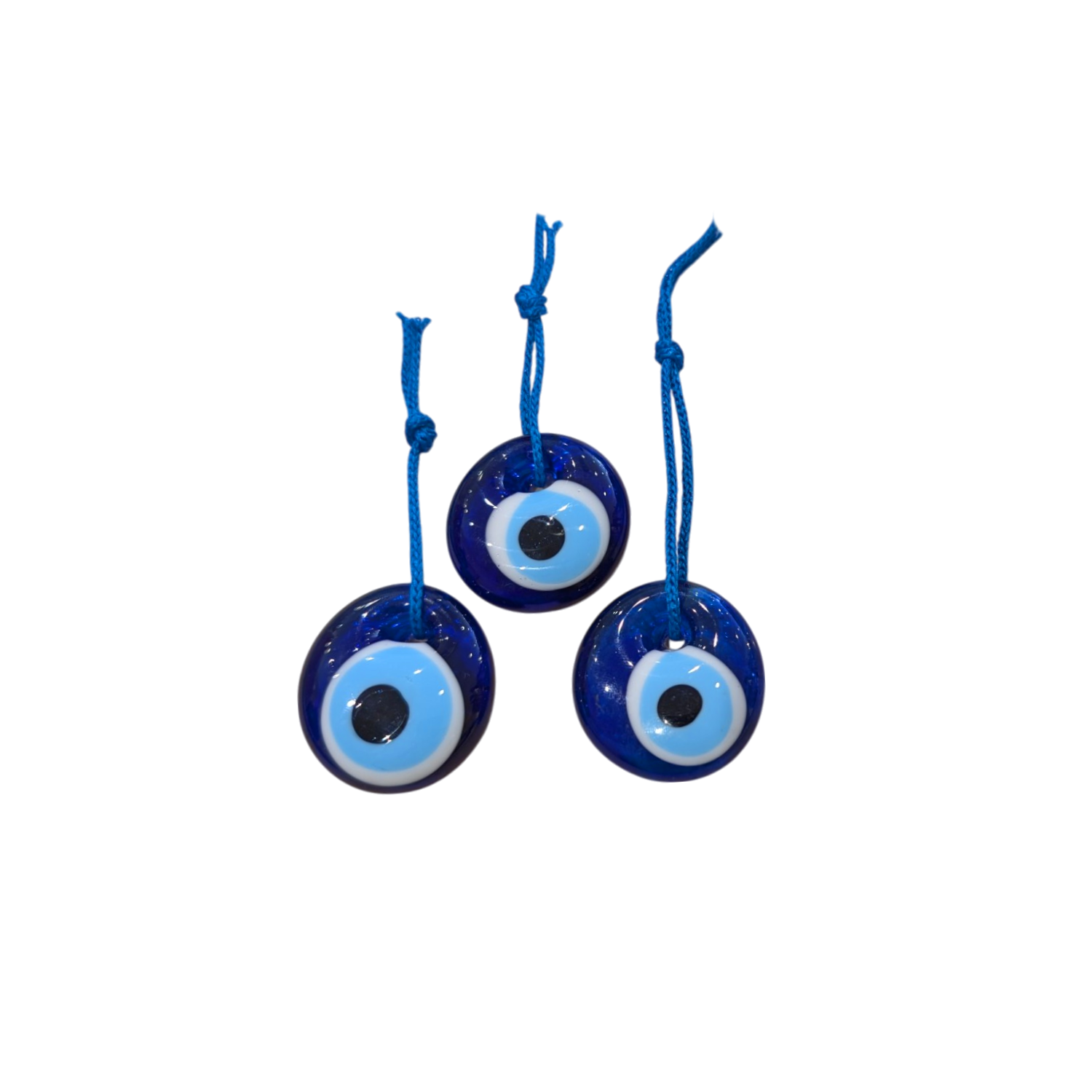 Set of 3 Glass Evil Eyes