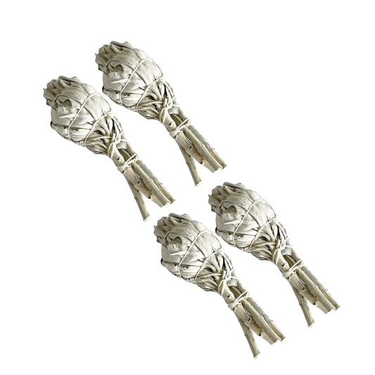 White Sage Smudge Torch Stick - 4" - Pack of 4
